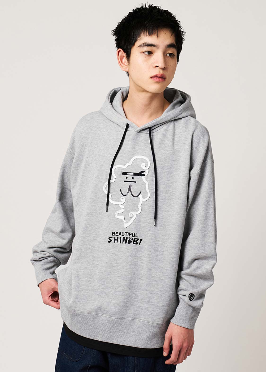 ビューティフルシャドーシノビ｜レイヤードビッグパーカー｜ユニ