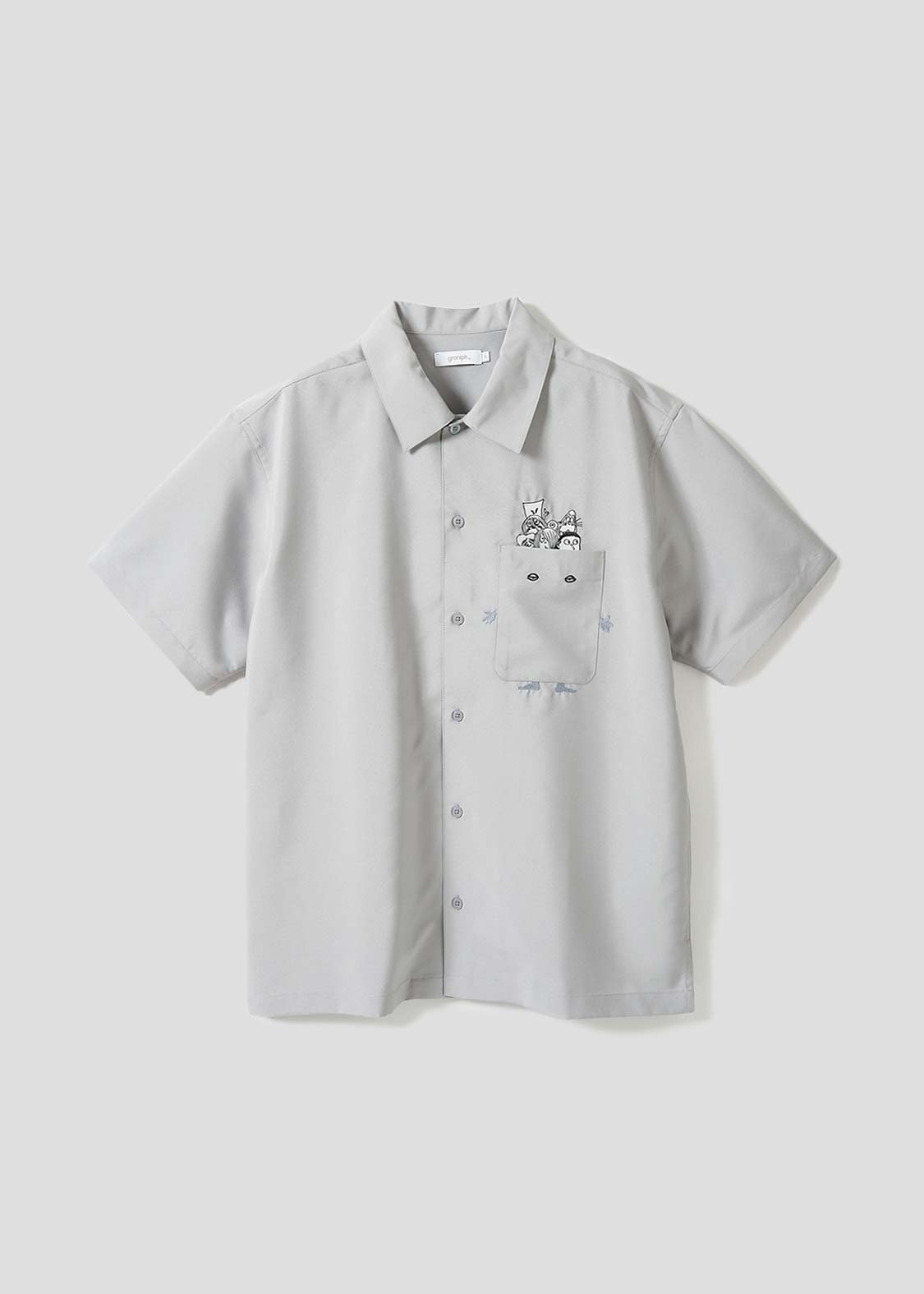 ぬりかべ｜ポリトロビッグシルエット半袖シャツ｜ユニセックス
