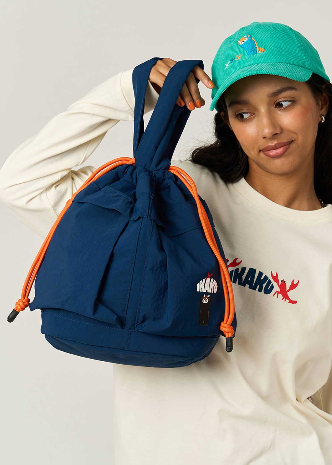 イカク｜ストリングバックパック｜ユニセックス｜グラニフ(graniph