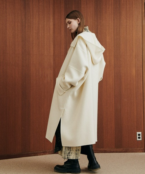 LE CIEL BLEU（ルシェルブルー）の「フードオーバーコート / Hooded