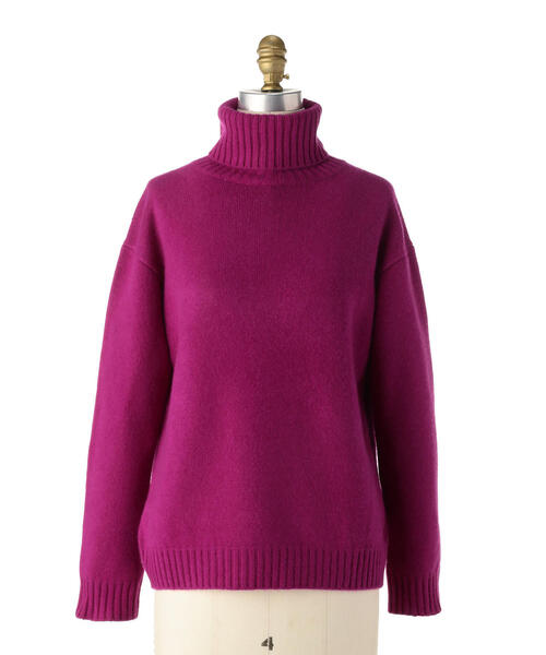 Drawer（ドゥロワー）の「Drawer 7G カシミヤ タートルニット（ニット