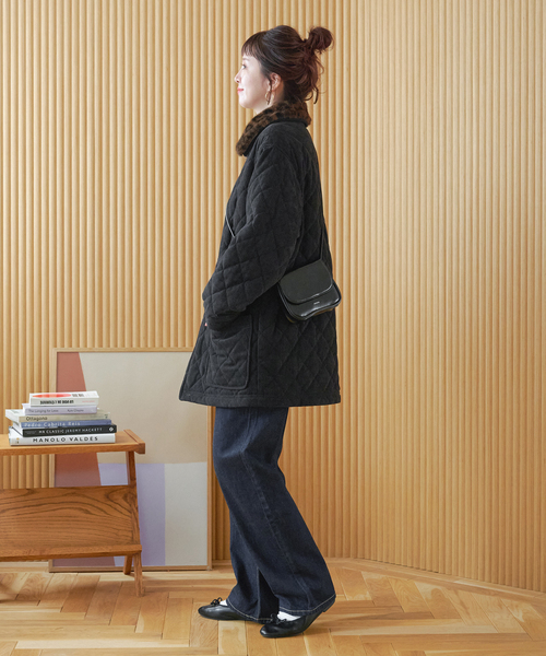 ZOZO限定】ファー襟中綿ジャケット（その他アウター）｜B.C STOCK