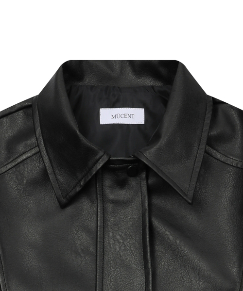 グロウヴィンテージウォッシングレザージャケット (ユニセックス