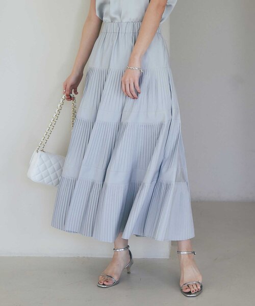 セール】【新サイズ登場！3サイズ展開あり】3段ティアードスカート2