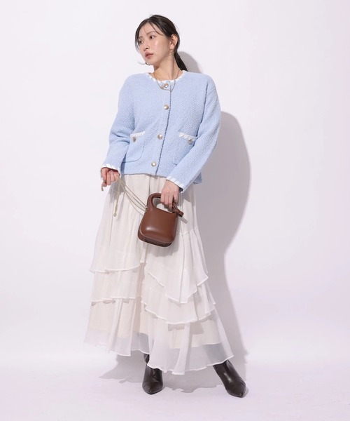 シアーランダムティアードスカート（スカート）｜Mystrada（マイ