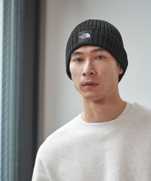 THE NORTH FACE＞ロゴ ビーニー（ニットキャップ/ビーニー）｜green