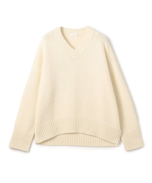 ファインウール Vネックプルオーバー（ニット/セーター）｜GALERIE VIE