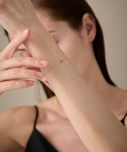 K18YG フルール ブレスレット（誕生石 5・7・9月）（ブレスレット