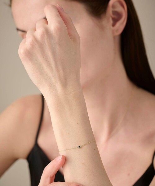 K18YG フルール ブレスレット（誕生石 5・7・9月）（ブレスレット