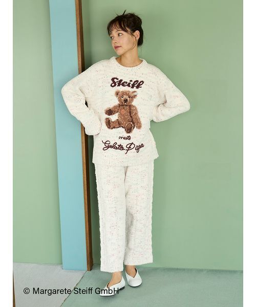 セール】【Steiff】パウダーネップアランロングパンツ（ルームウェア