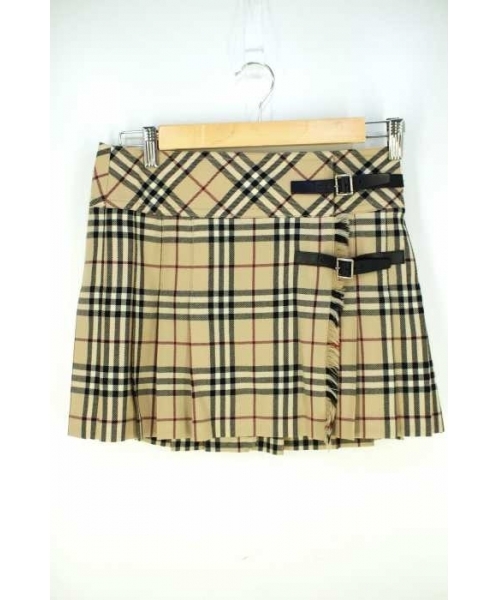 ブランド古着】バーバリーチェックプリーツスカート（スカート
