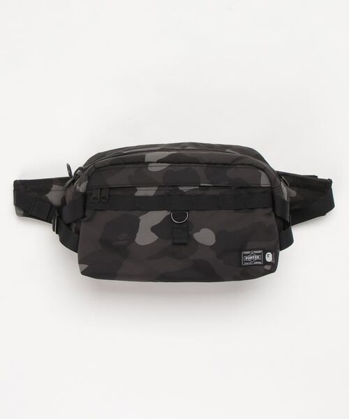 A BATHING APE（アベイシングエイプ）の「PORTER COLOR CAMO WAIST BAG