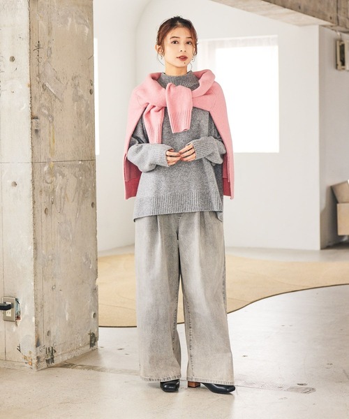 セール】7ゲージウールミックスハイネック（ニット/セーター）｜studio