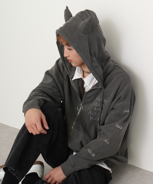 セール】Devil full zip hoodie / デビルフルジップパーカー unisex