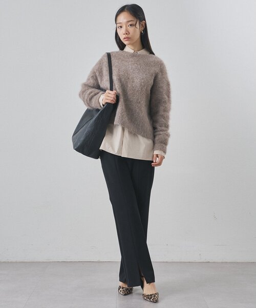 スーリーアルパカクルーネックプルオーバー（ニット/セーター）｜Whim