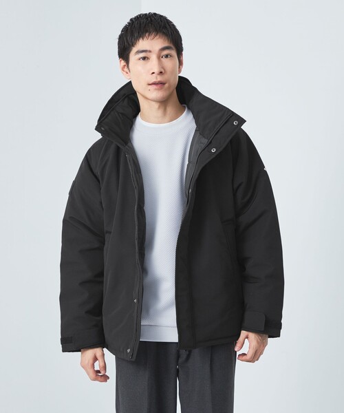 DANTON＞ポリエステル タッサーアーミー ダウンジャケット（ダウン