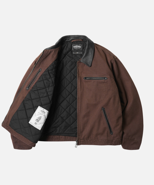 HEAVY CANVAS DESTROYED WORK JACKET _ BROWN（その他アウター