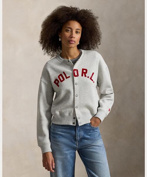 ロゴ フリース カーディガン（カーディガン/ボレロ）｜POLO RALPH