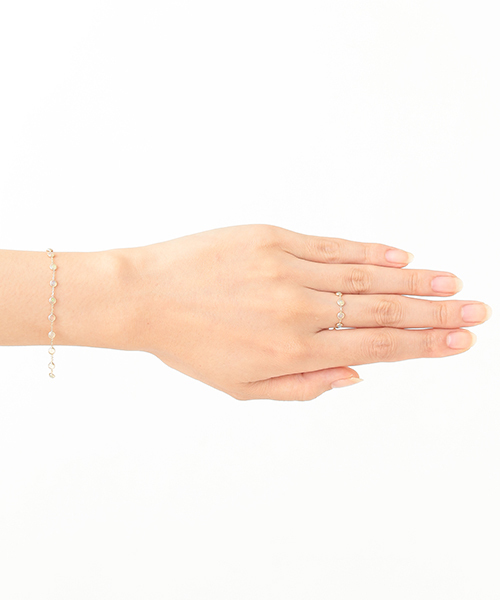 agete（アガット）の「【Dreamy Dreamy】K10リング（10134111041