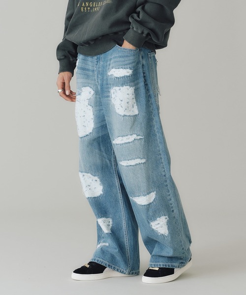 XLARGE（エクストララージ）の「BAGGY DENIM PANTS（デニムパンツ