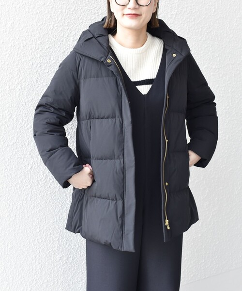 セール】*〈手洗い可能〉ショールカラー ミディ ダウン ◇（ダウン