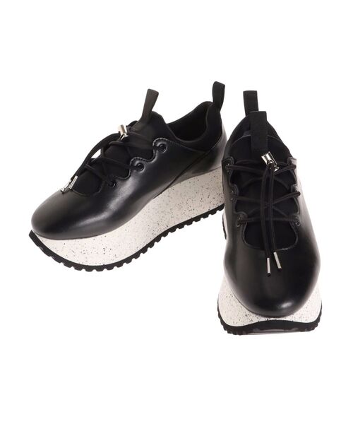 ELENDEEK（エレンディーク）の「フェイクレザースニーカー（スニーカー