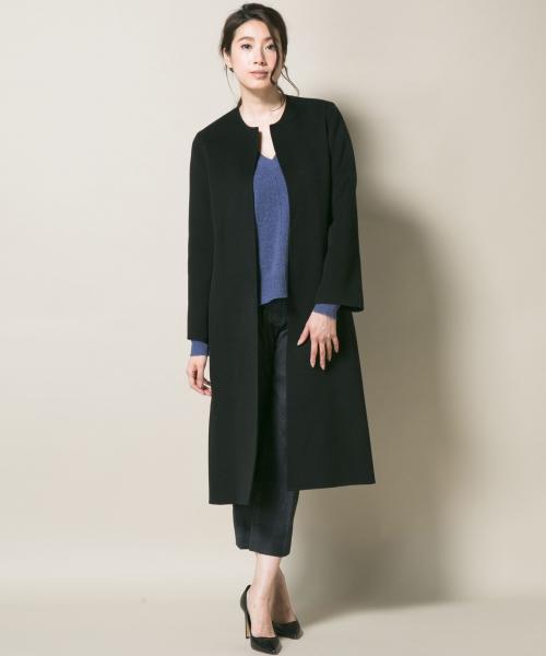 JOSEPH（ジョセフ）の「ダブルフェイスカシミヤコート OSLO ノーカラー