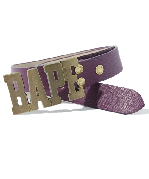 A BATHING APE（アベイシングエイプ）の「BAPE LEATHER BELT（ベルト
