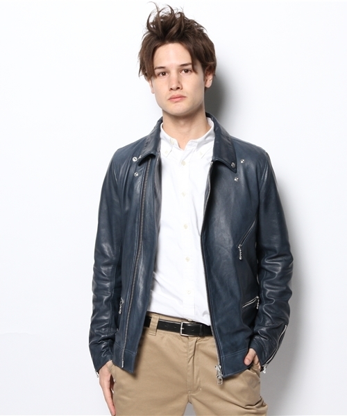 SHIPS JET BLUE（シップスジェットブルー）の「JB: ダブルレザー