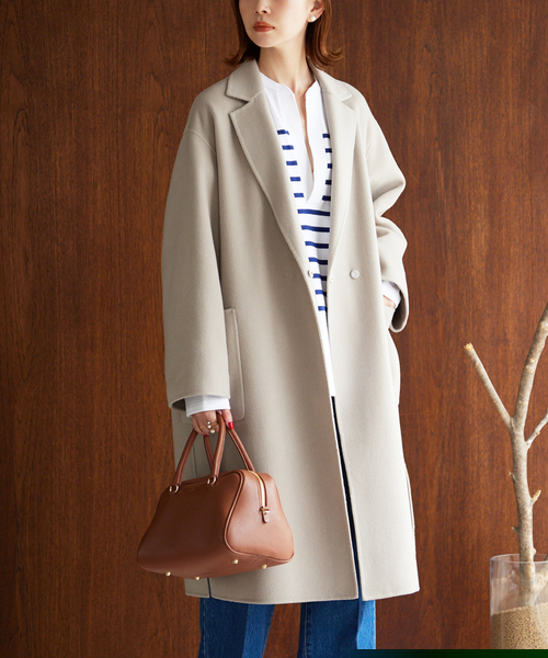 SLOBE IENA（スローブイエナ）の「HAMILTONダブルフェイスウールロング