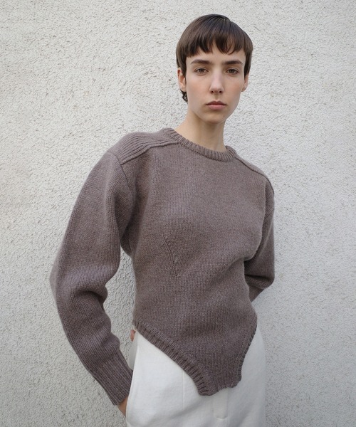 セール】LOW GAUGE BODYSUIT KNIT TOPS（ニット/セーター）｜CLANE