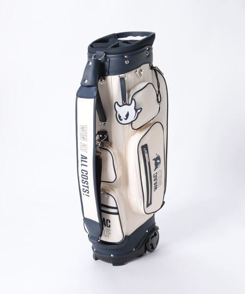 WAAC（ワック）の「《WAAC》UNISEX 中綿タフタキャディバッグ（ゴルフ