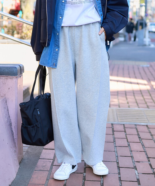 新色追加＞ボンディングカーブワイド スウェットパンツ（スウェット