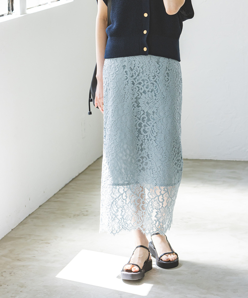 Noble（ノーブル）の「《追加》リバーレースIラインスカート 6
