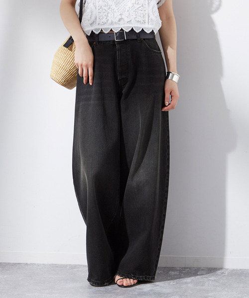 追加》【HAIKURE/ハイクル】BETHEANY ASIAN FIT MID BLACK：デニム