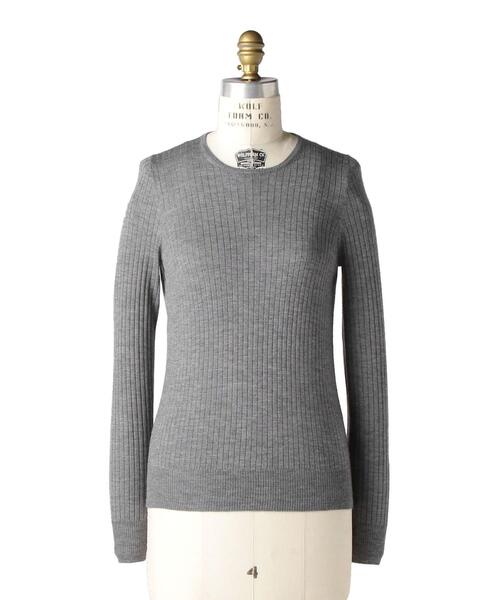 Drawer（ドゥロワー）の「Drawer 7Gコットン天竺編みクルーネック