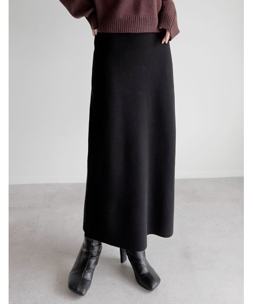 セール】[低身長サイズ有][洗濯機で洗える]ミラノリブナローニット