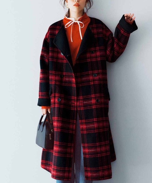 セール】IEDIT きくちあつこさんコラボ チェックと無地で華やかに