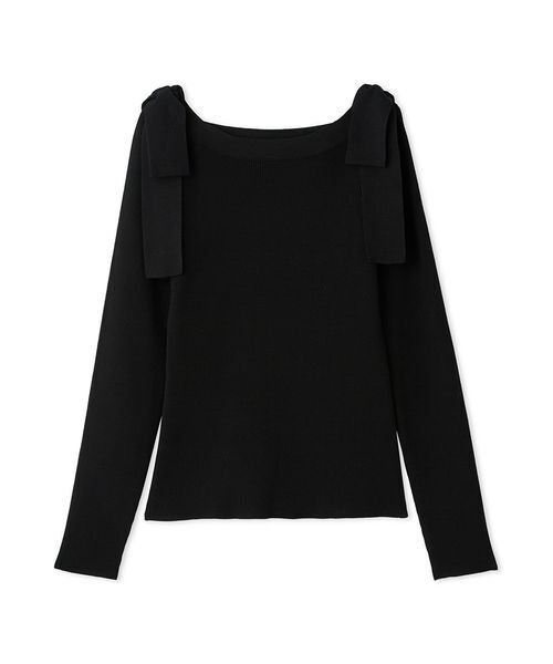 セール】ショルダーリボンニットプルオーバー（ニット/セーター