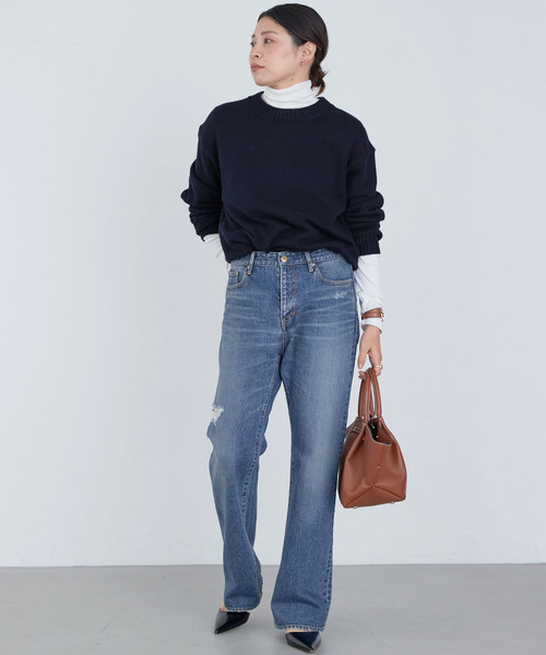 Deuxieme Classe（ドゥーズィエムクラス）の「Lily sof クルーネック