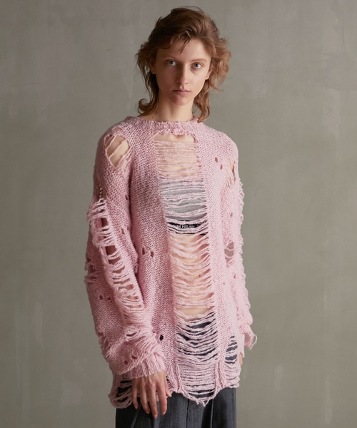 PRANK PROJECT（プランクプロジェクト）の「スラッシュスリットニット