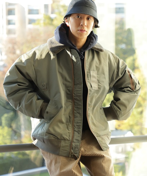 BEAMS（ビームス）の「BEAMS / ビッグ フェード ミリタリーブルゾン