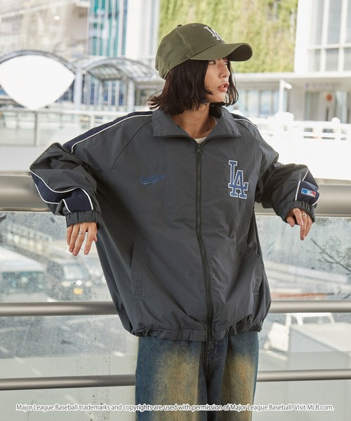 MLB/メジャーリーグベースボール 別注 ワッペン刺繍 オーバーサイズ