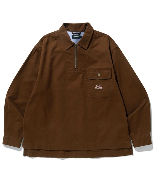 XLARGE（エクストララージ）の「HALF ZIP SHIRT XLARGE（シャツ