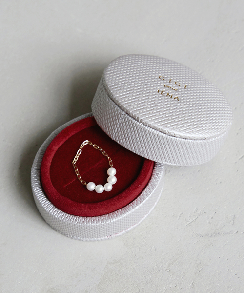 GIGI/ジジ 別注 PEARL CHAIN RING EX（リング）｜IENA（イエナ）の