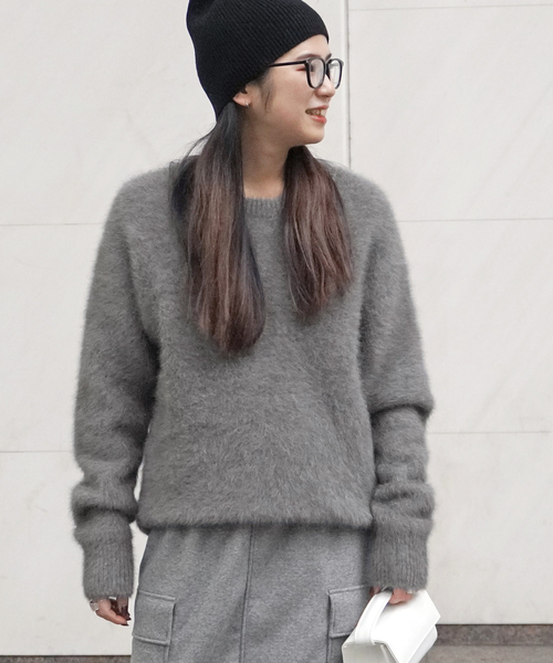 AP STUDIO（エーピーストゥディオ）の「Fur Knit Pullover（ニット