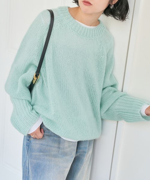 セール】モヘヤ混ルーズニット（ニット/セーター）｜Spick & Span