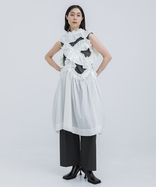 HOUGA（ホウガ）の「【HOUGA/ホウガ】kiki frill dress（ドレス）」 - WEAR
