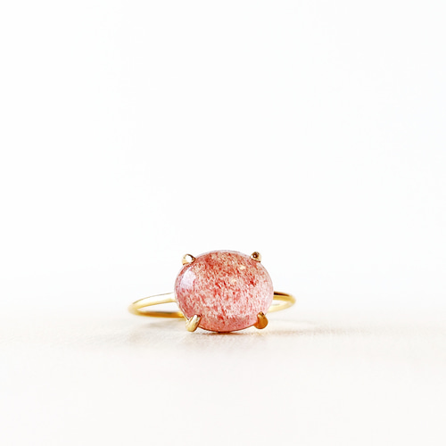 ストロベリークォーツリング ストロベリークォーツ 天然石 リング