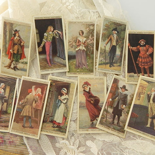 イギリス、ヴィンテージ・シガレットカード11枚セット（A